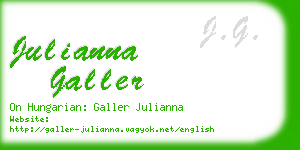 julianna galler business card